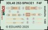 Eduard 3DL48252 F4F seatbelts SPACE Eduard 1/48